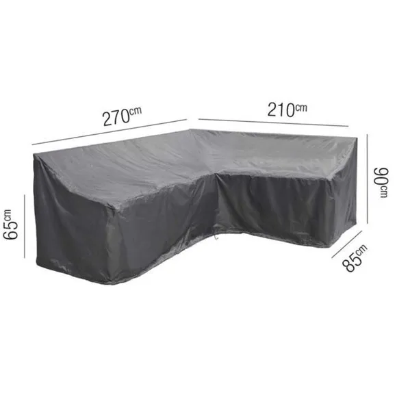 Aerocover Long Left Hand Lounge Set Cover - Grey product