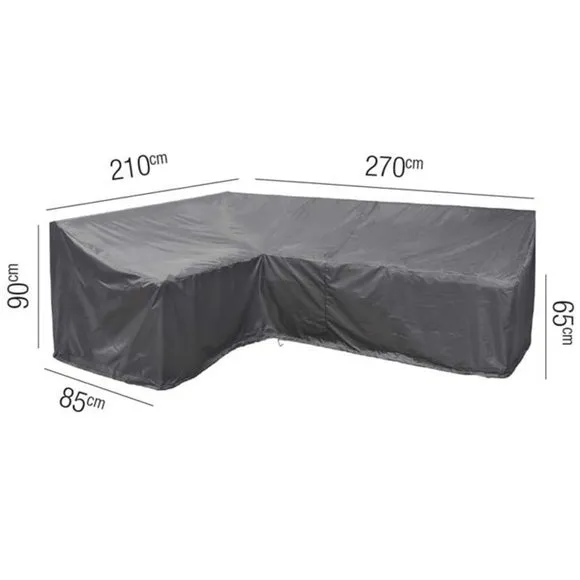 Aerocover Long Right Hand Lounge Set Cover - Grey product