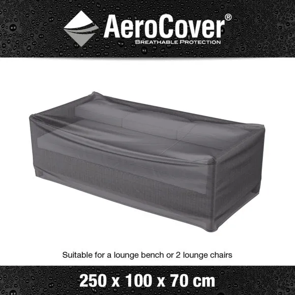 Aerocover Lounge Bench Cover - Grey alternate view