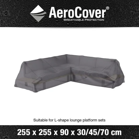 Aerocover Platform Lounge Set Cover - Grey alternate view