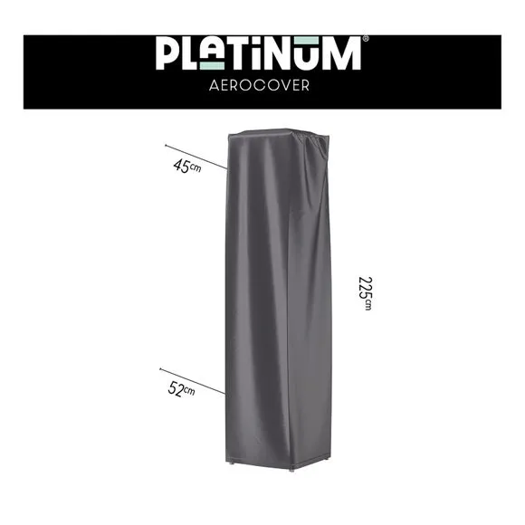 Aerocover Quadrilateral Patio Heater Cover - Grey alternate view