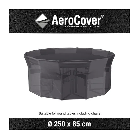 Aerocover Round Garden Set Cover - Grey alternate view