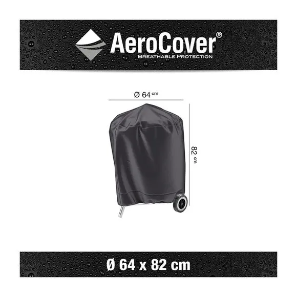 Aerocover Round Kettle Barbecue Cover - Grey alternate view