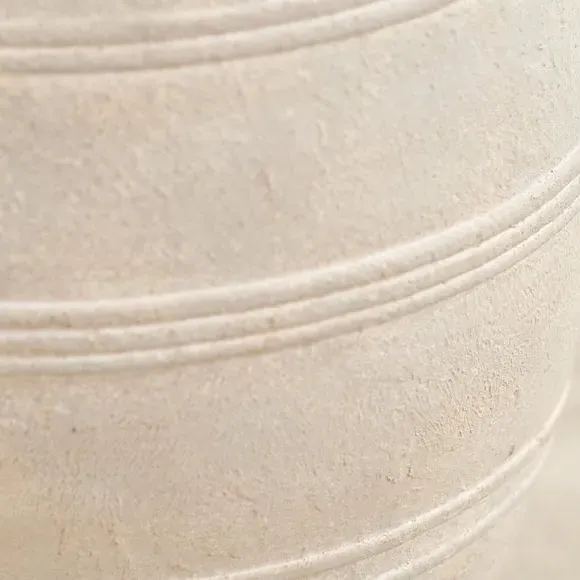 Fibrestone Urn Vase with Handles - Grey alternate view