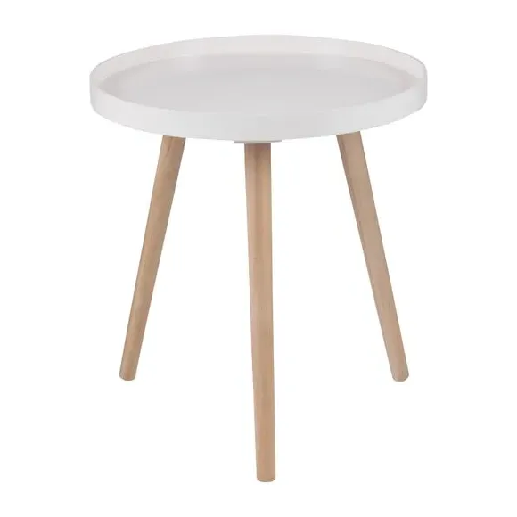 Halston Large Side Table - Blush Pink, Pine Wood alternate view
