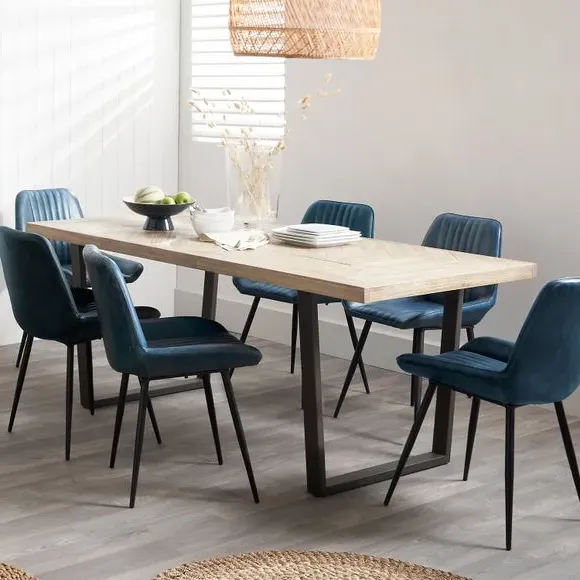 Marca 6-Seater Rectangular Dining Table - Natural, Acacia product