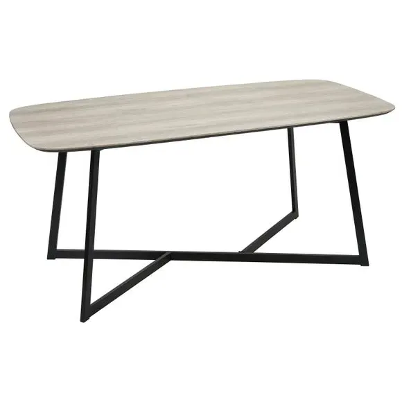 Pacific Ukiah Oval Dining Table - Grey, Oak Veneer alternate view
