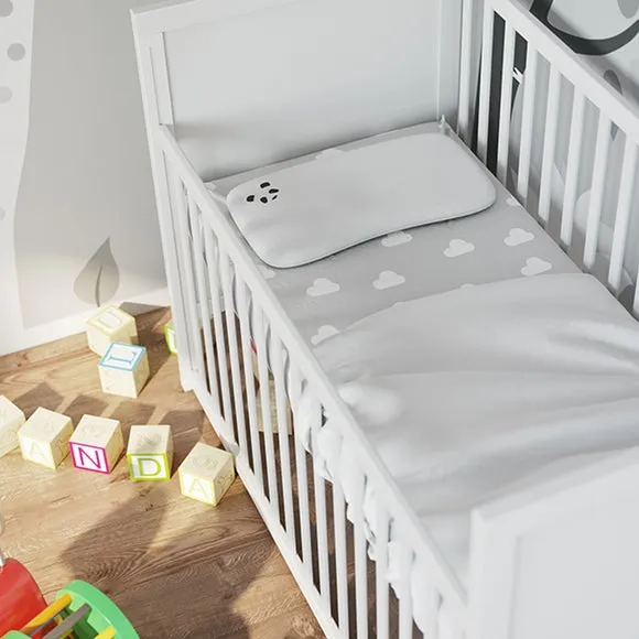 Baby Bamboo Memory Foam Pillow - White product