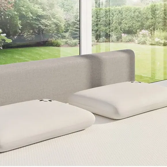 Bamboo Memory Foam Pillow - White alternate view