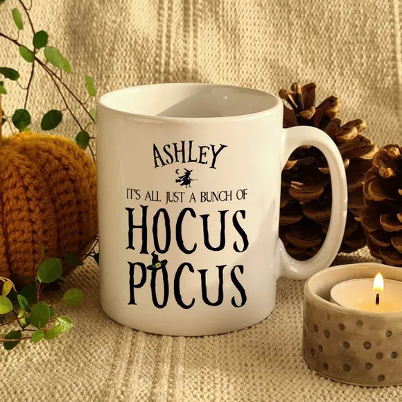 Halloween Hocus Pocus Personalised Mug - White product