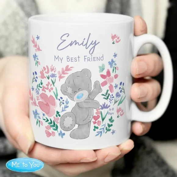 Me To You Floral Personalised Mug - White, Ceramic product