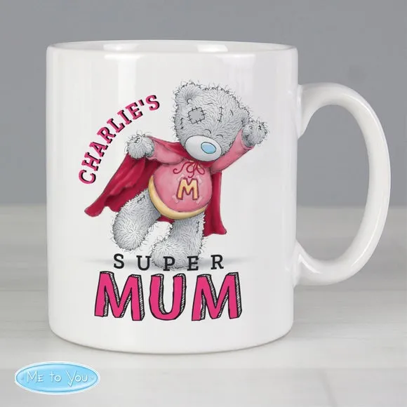 Me To You Super Mum Personalised Mug - White, Ceramic product