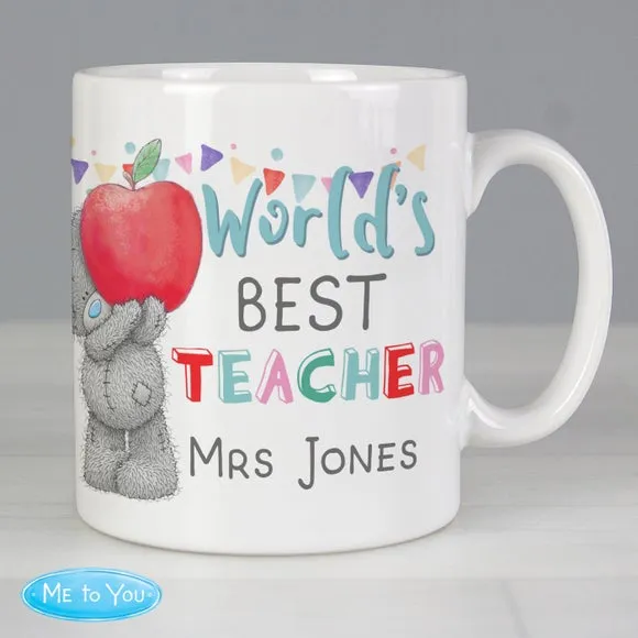 Me to You World's Best Teacher Personalised Mug - Ceramic alternate view