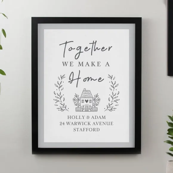 Personalised Memento Co. Home Poster Frame - Black product