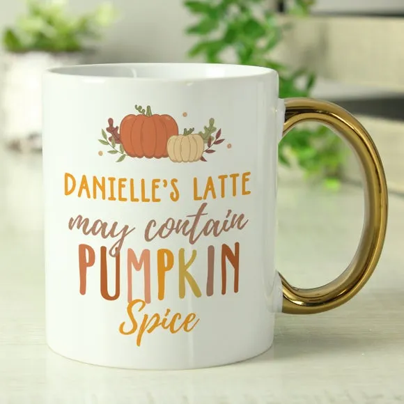 Personalised Memento Co. Pumpkin Spice Mug - White, Ceramic product