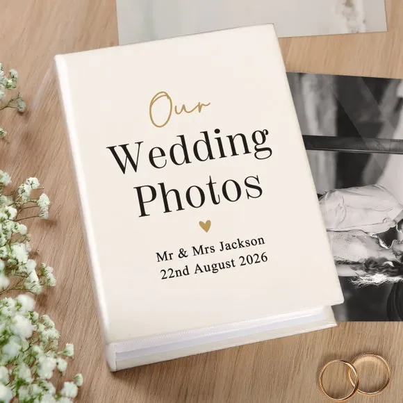Personalised Memento Co. Special Day Photo Album - Black, Gold alternate view