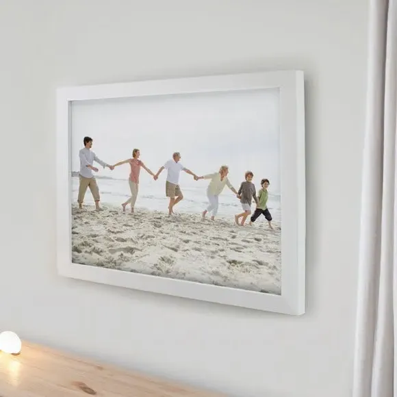 Personalised Photo Poster Frame - White alternate view