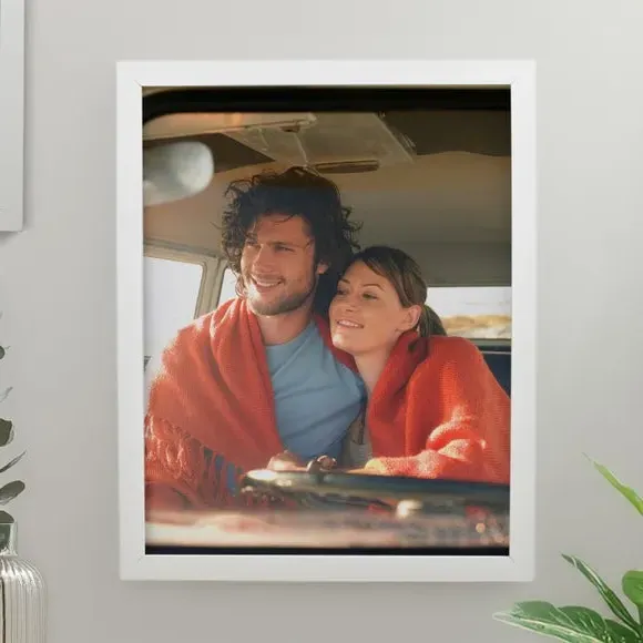 Personalised Photo Poster Frame - White product