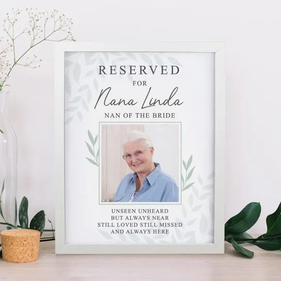 Reserved For Photo Poster Frame - White, Wood alternate view