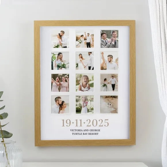 Special Date Multi Photo Frame - Oak, Wood product