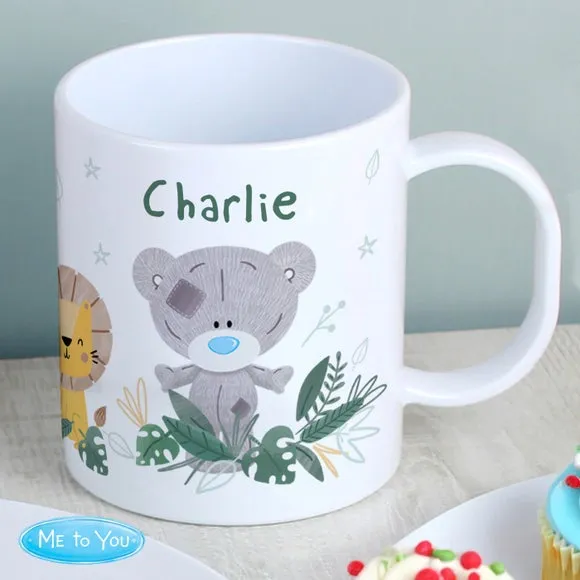Tiny Tatty Teddy Jungle Animals Personalised Plastic Mug - Multicolor alternate view