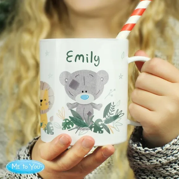 Tiny Tatty Teddy Jungle Animals Personalised Plastic Mug - Multicolor product