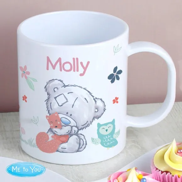 Tiny Tatty Teddy Woodland Animals Personalised Plastic Mug - Multicolor alternate view