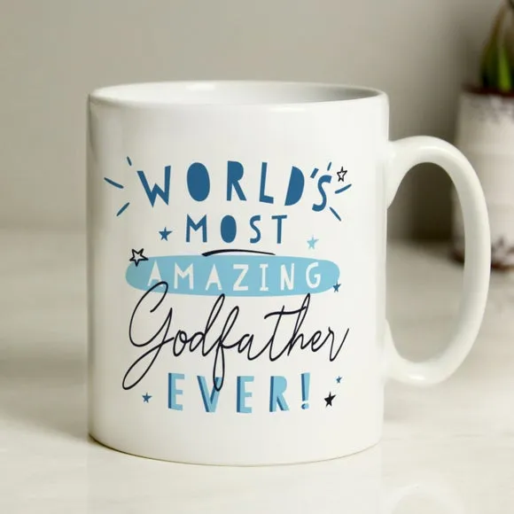 World's Most Amazing Godfather Mug - White, Ceramic product