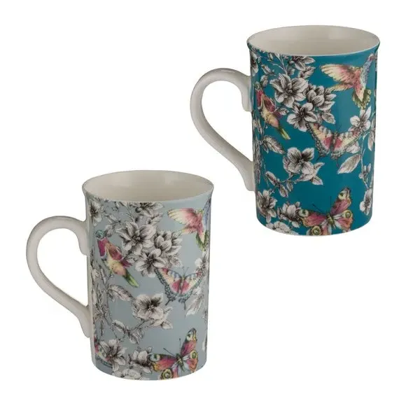 Price & Kensington Set of 2 Hummingbird Mugs - White product