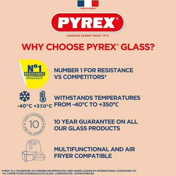 Pyrex 2 Litre Glass Bowl - Clear alternate view