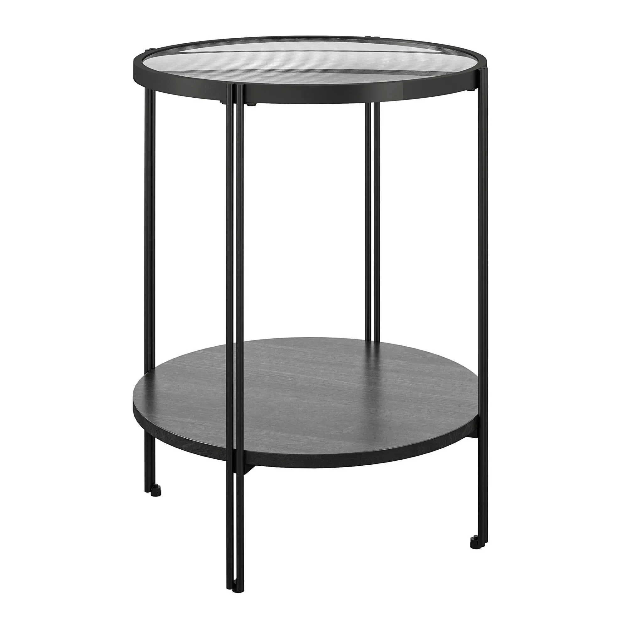 queer-eye-wainwright-round-end-table-black-oak-black image