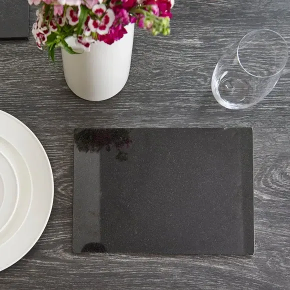 Creative Tops Set of 2 Granite Placemats - Black product