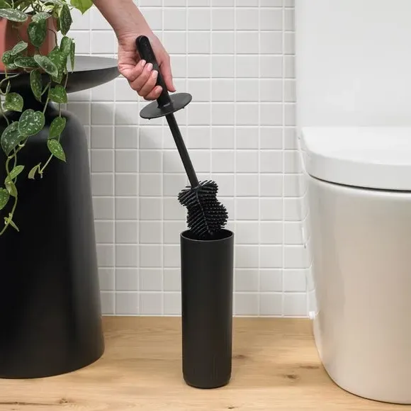 Pack of 3 Replacement Toilet Brush Heads - Graphite alternate view