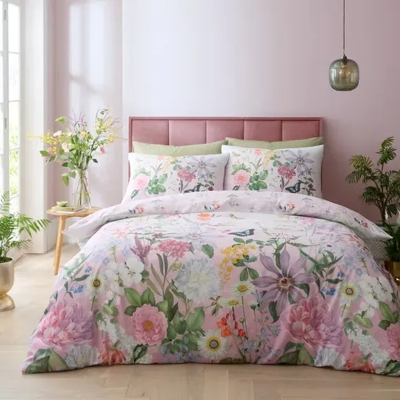 Catherine Lansfield Enchanted Butterfly Garden Duvet Cover Set - Pink product