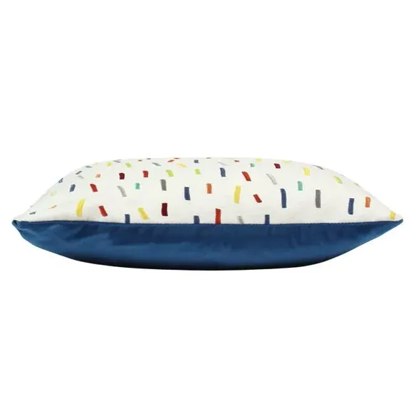 Prestigious Textiles Dolly Square Cushion - Blue alternate view