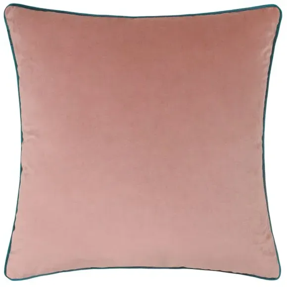 Paoletti Meridian Square Cushion Cover - Blush, Polyester by Dunelm, alternate view