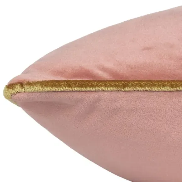 Paoletti Meridian Square Cushion Cover - Blush Pink, Polyester by Dunelm, image 5