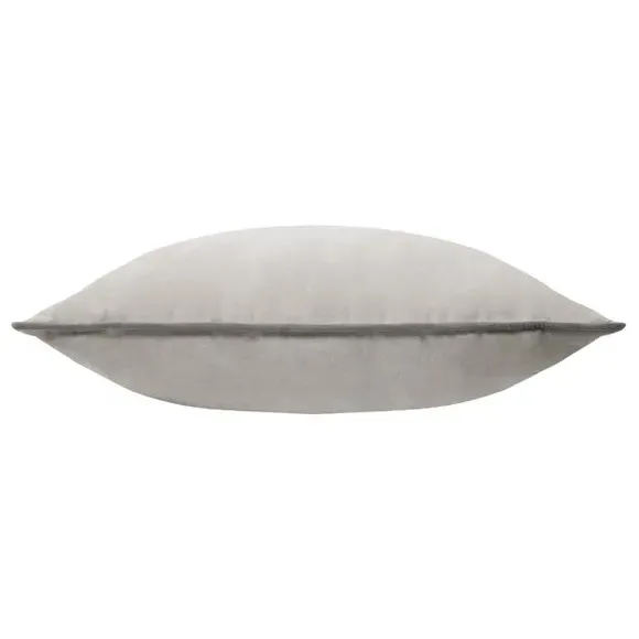 Paoletti Meridian Square Cushion Cover - Dove Grey, Polyester by Dunelm, image 3