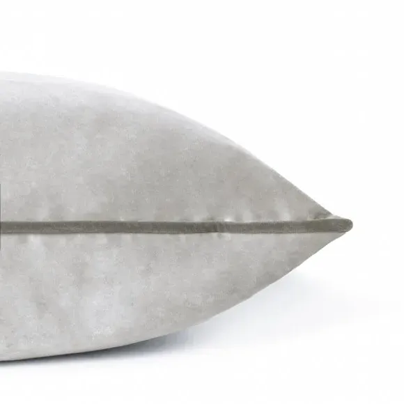 Paoletti Meridian Square Cushion Cover - Dove Grey, Polyester by Dunelm, image 4