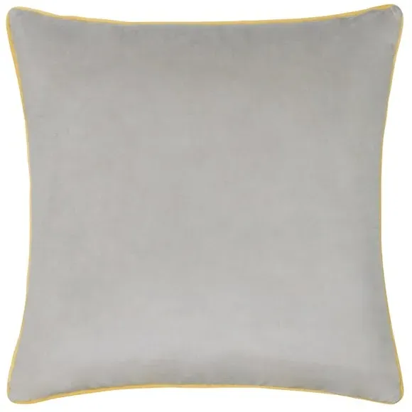 Paoletti Meridian Square Cushion Cover - Nordic Grey, Polyester by Dunelm, image 2