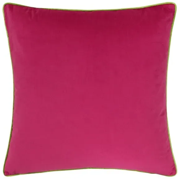 Paoletti Meridian Square Cushion Cover - Hot Pink, Polyester by Dunelm, image 2