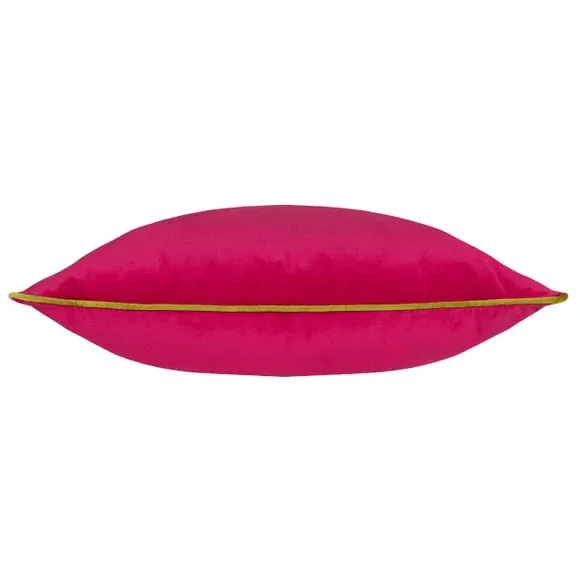Paoletti Meridian Square Cushion Cover - Hot Pink, Polyester by Dunelm, image 3