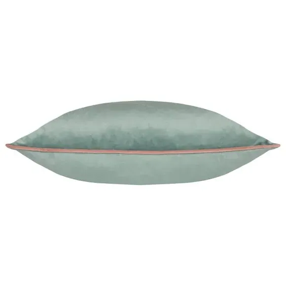 Paoletti Meridian Square Cushion Cover - Mint Blue, Polyester by Dunelm, image 3