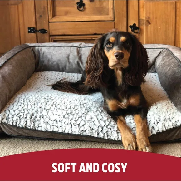 Fleece Plush Pet Sofa - Grey product