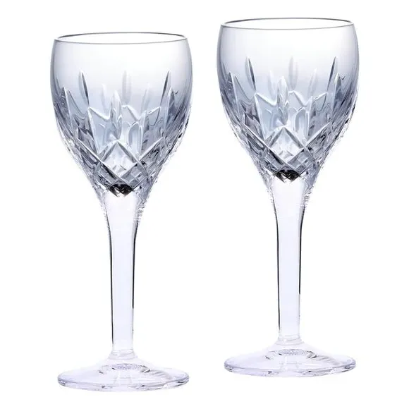 Ashmere Set of 2 Goblet Glasses - Clear, Glass