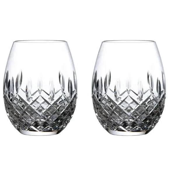 Ashmere Set of 2 Rum Glasses - Clear, Glass