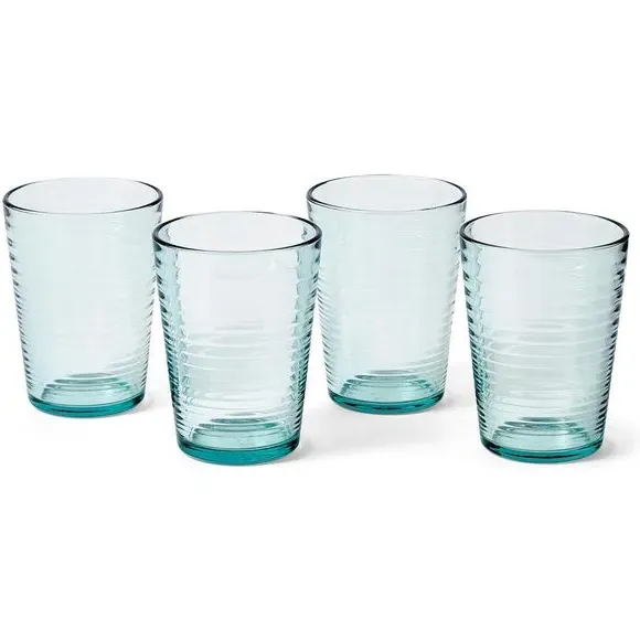 Gordon Ramsay Maze Set of 4 Highball Glasses - Blue, Glass
