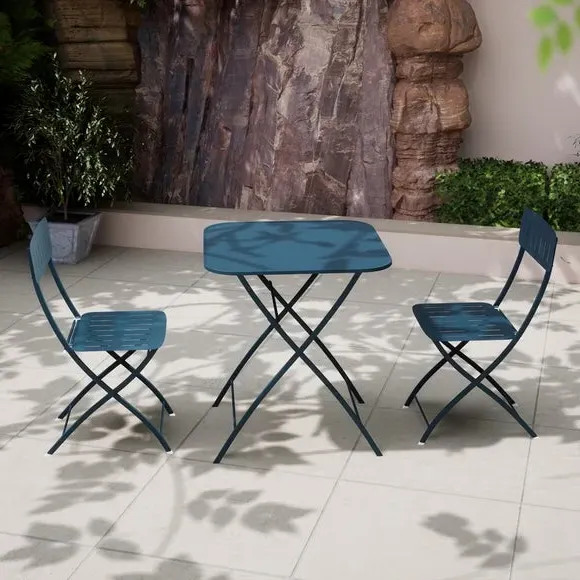 Venice Square 2-Seater Bistro Set - Blue product