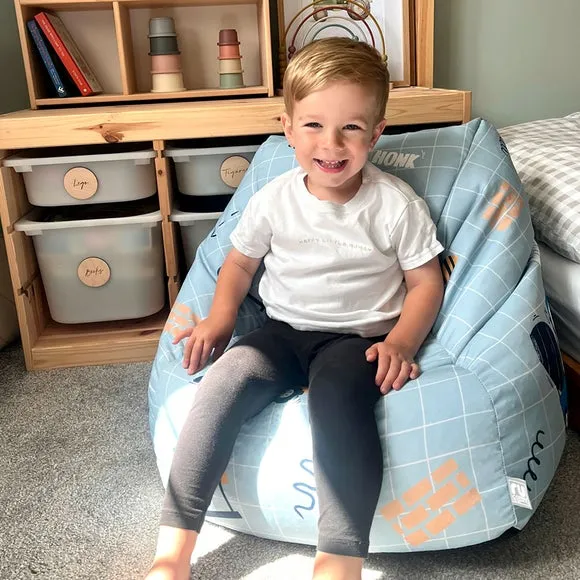 rucomfy Dig It Kids Bean Bag Snuggle Chair - Multicolor product