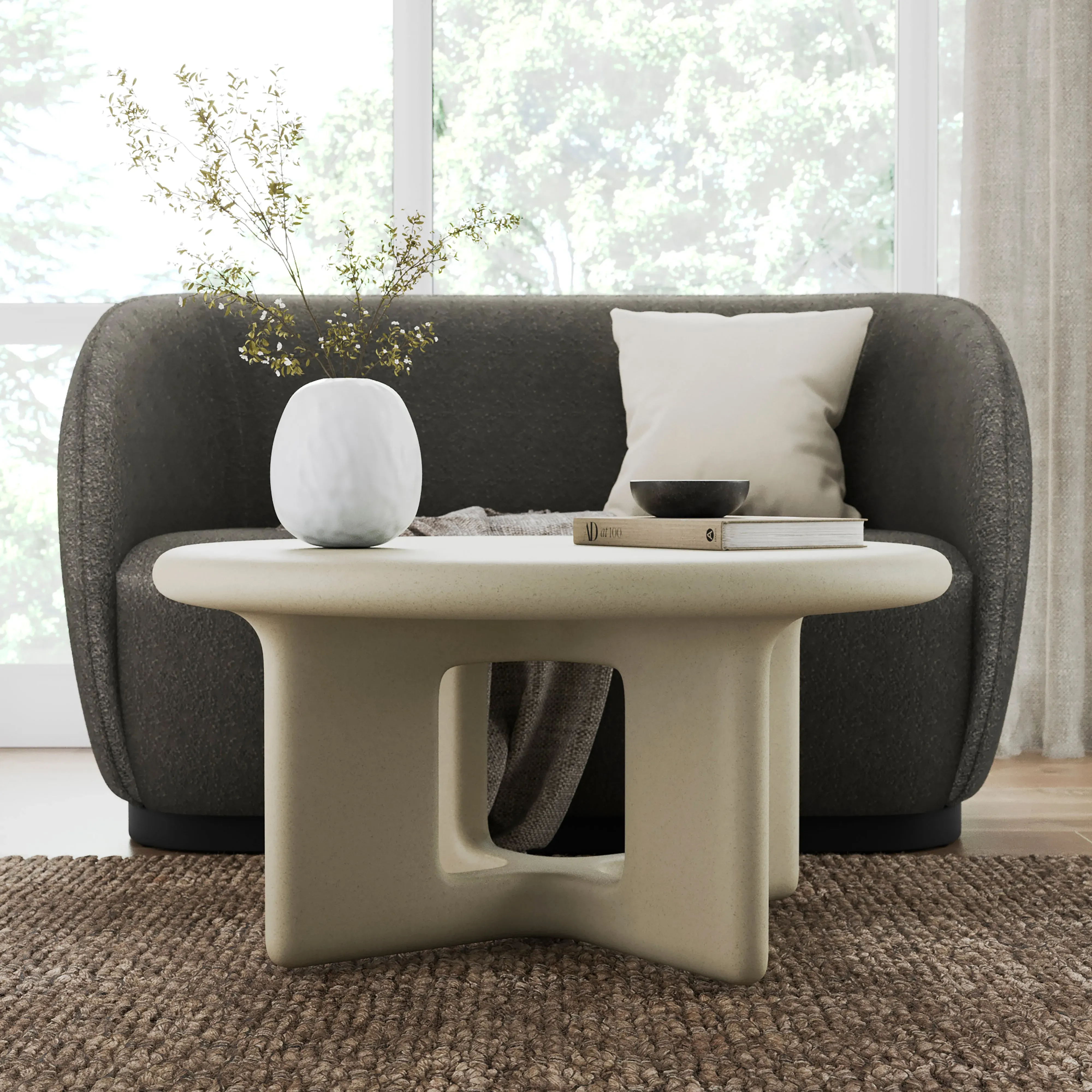 rue-concrete-coffee-table-ivory image